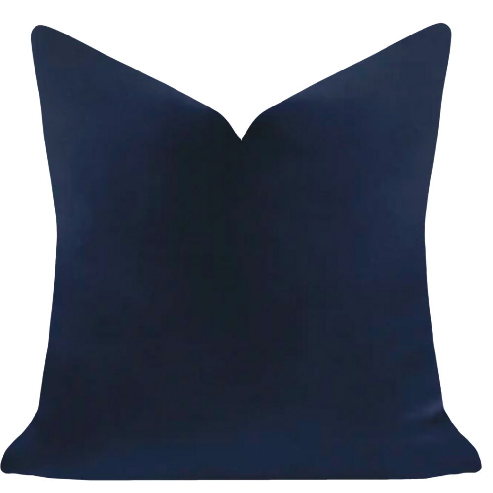 Royal Blue Throw Velvet Pillow Cover, Cobalt Blue Cushion Cover 