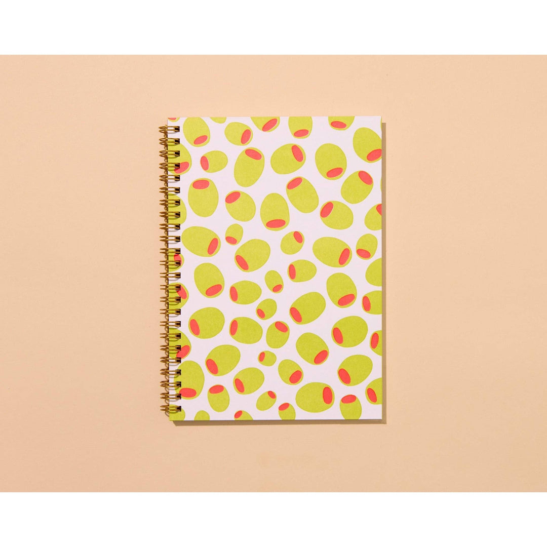 Olives Spiral Foodie Notebook