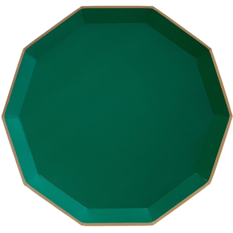 Emerald Green Dinner Plates