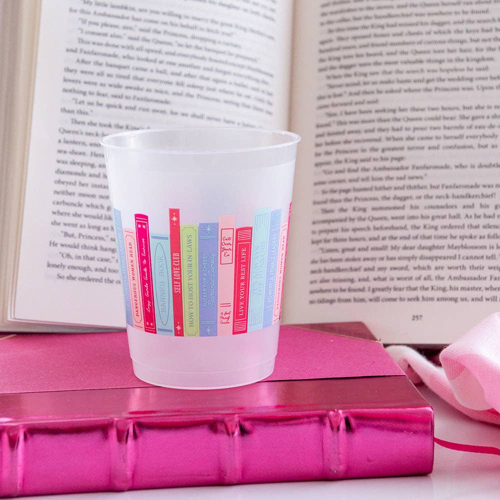 Book Club "Bookshelf" Flex Cups