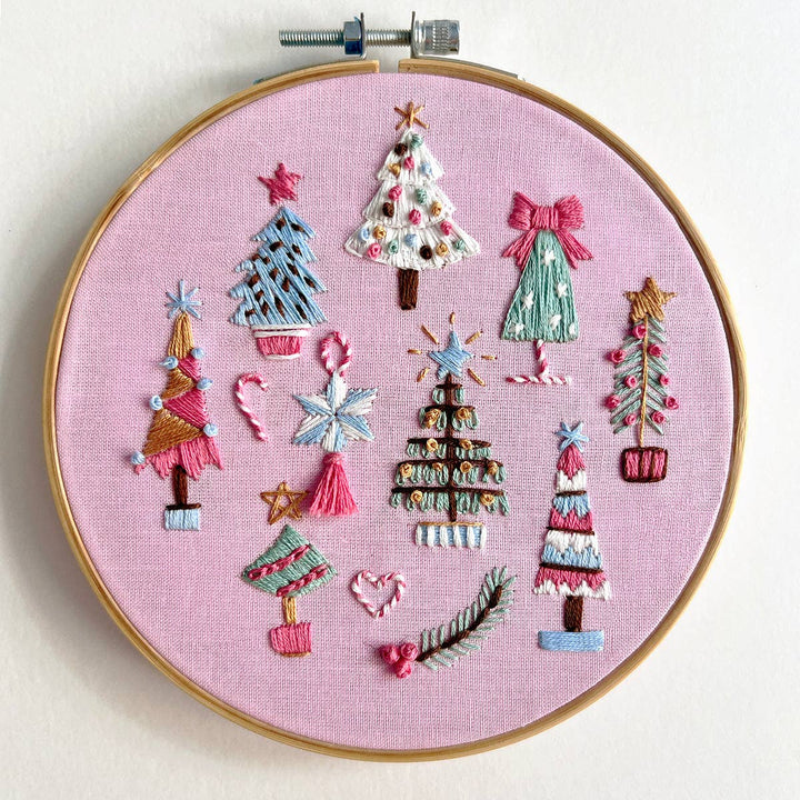 Christmas Tree Sampler Embroidery