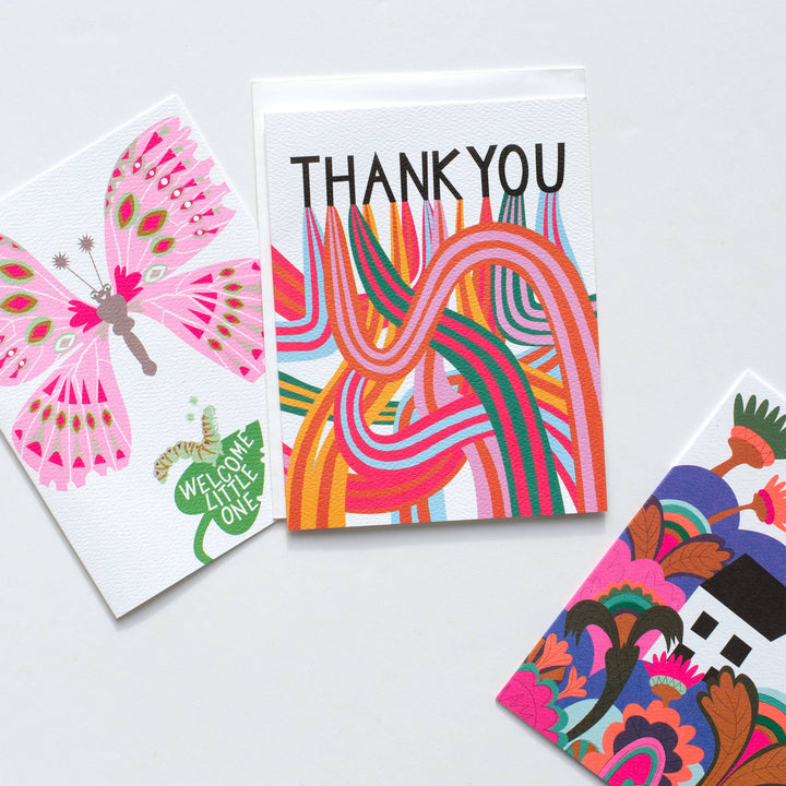 Electric Thank You Note Card