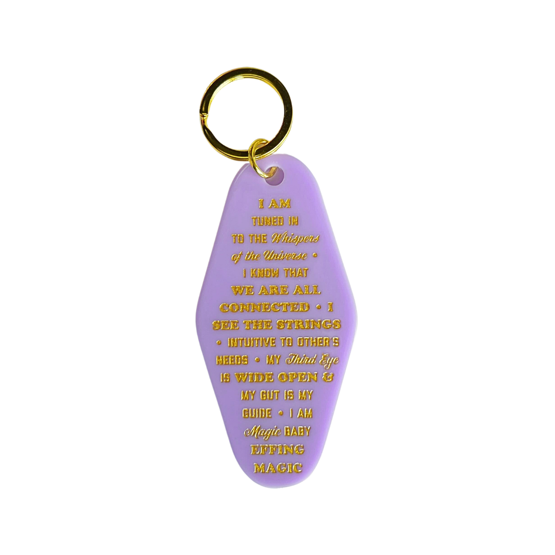 The Visionary Mantra Motel Keytag