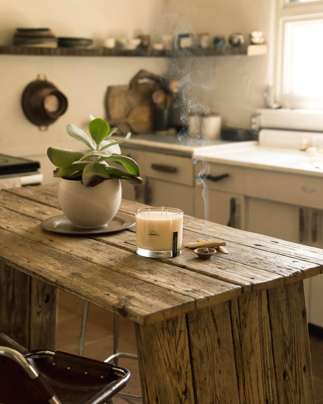 Leather + Pine Mammoth Candle