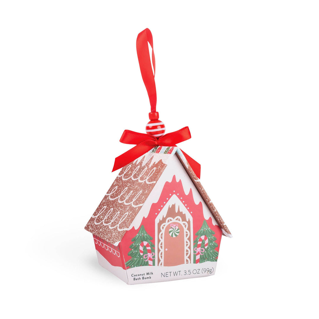 Bath Bomb Christmas Ornament House