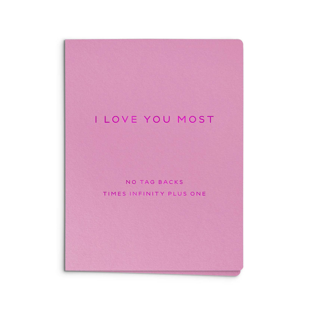 Love You Most Greeting Card