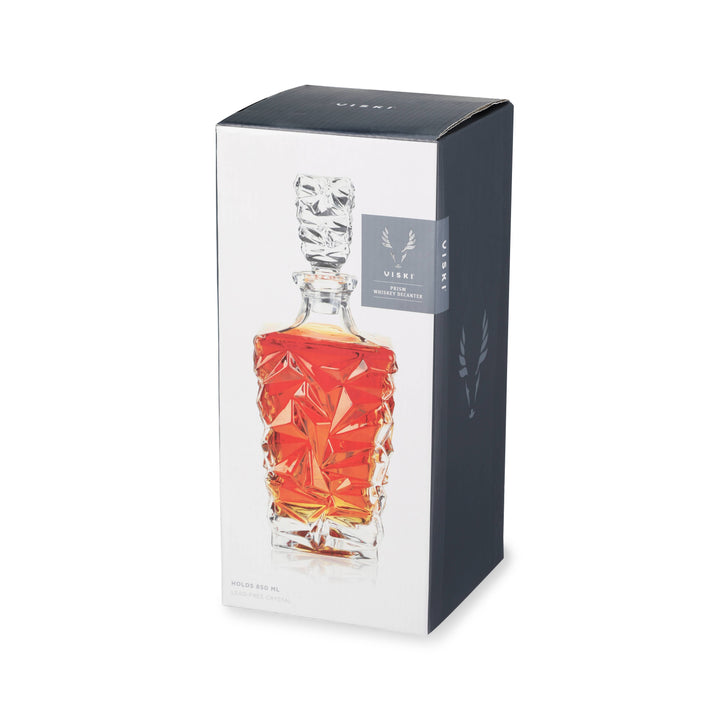 Prism Crystal Whiskey Decanter