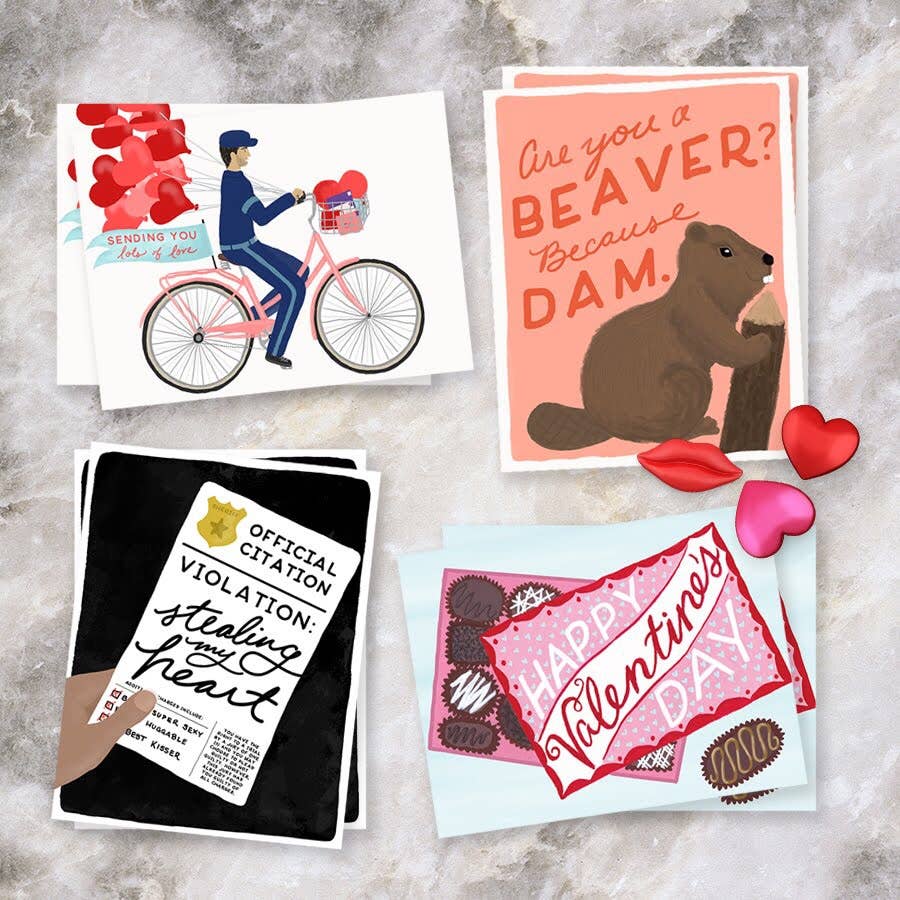 Bicycle Love Messenger Card