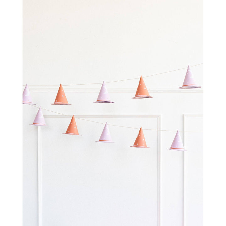 Pink Witch Hat Banner