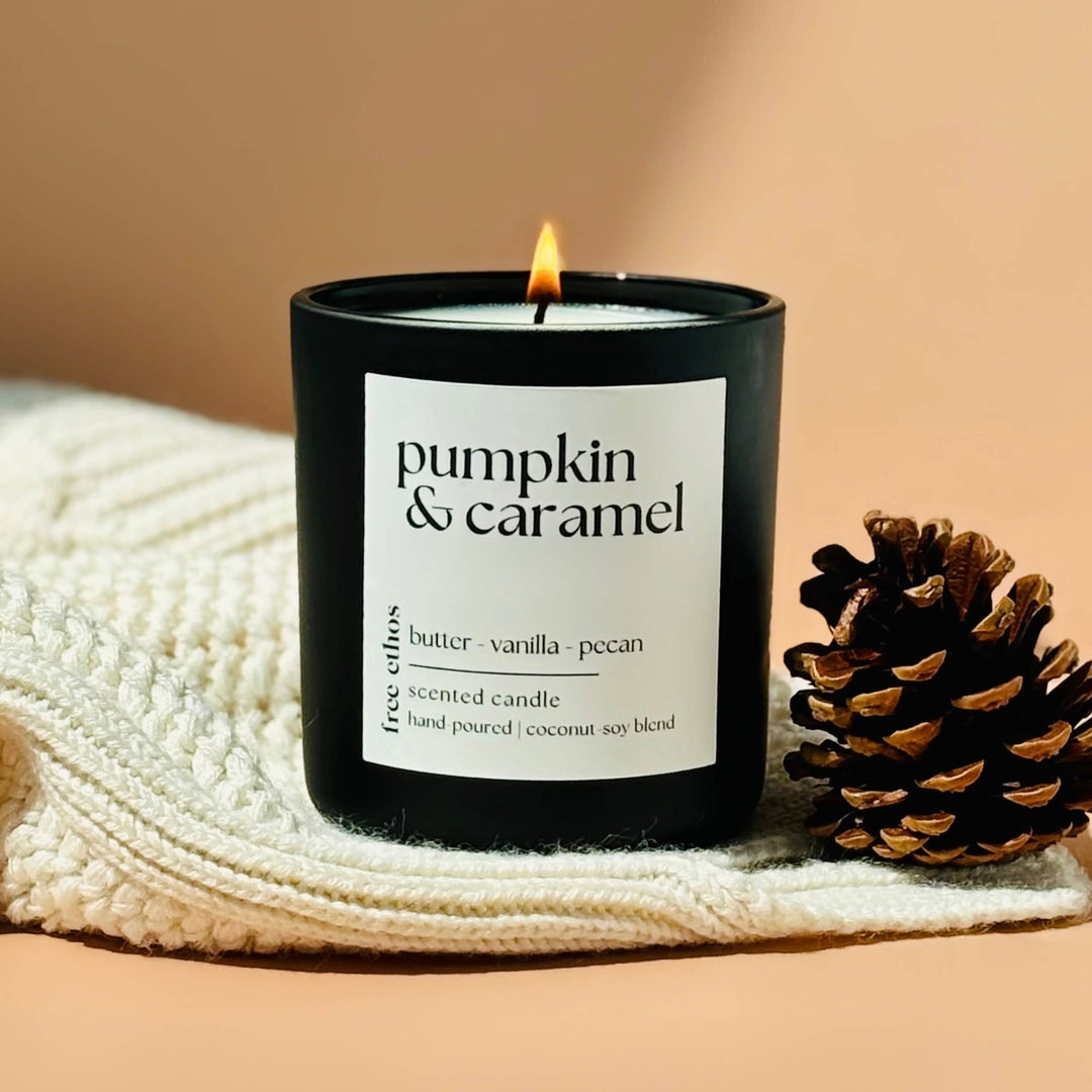 Pumpkin & Caramel Coconut Soy Candle