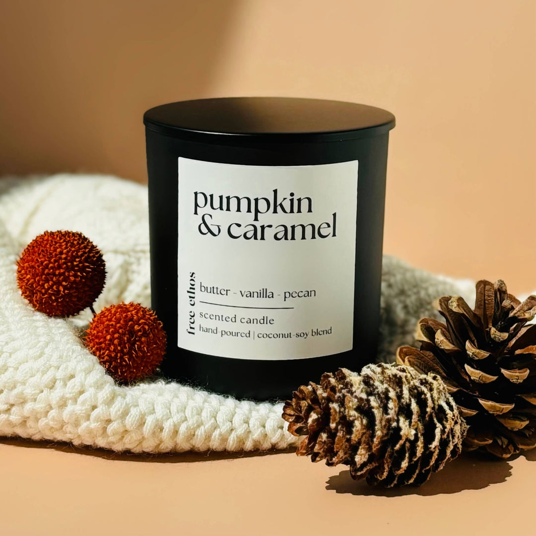 Pumpkin & Caramel Coconut Soy Candle