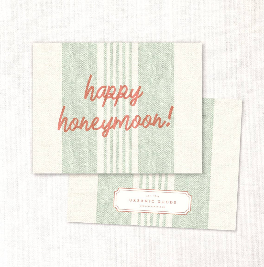 Happy honeymoon card