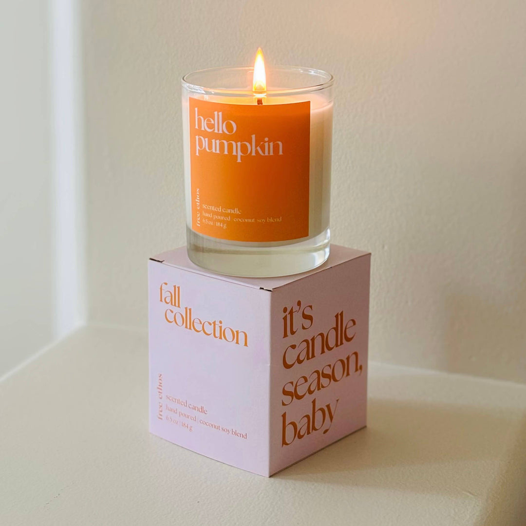 Hello Pumpkin Fall Candle