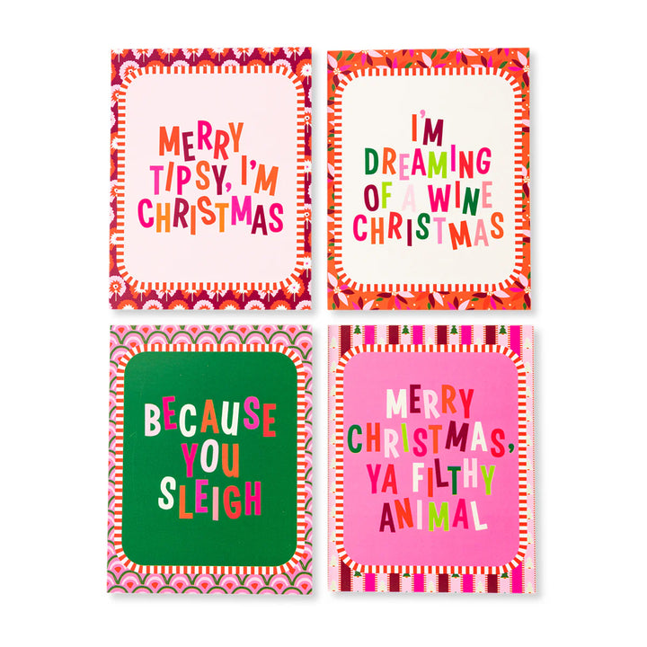 Christmas Booze Card Box Set