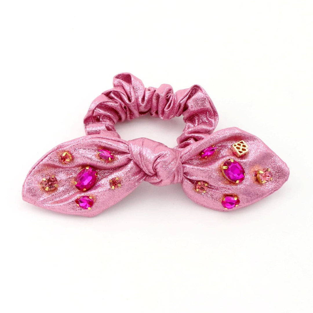 Shimmer Bow Scrunchie