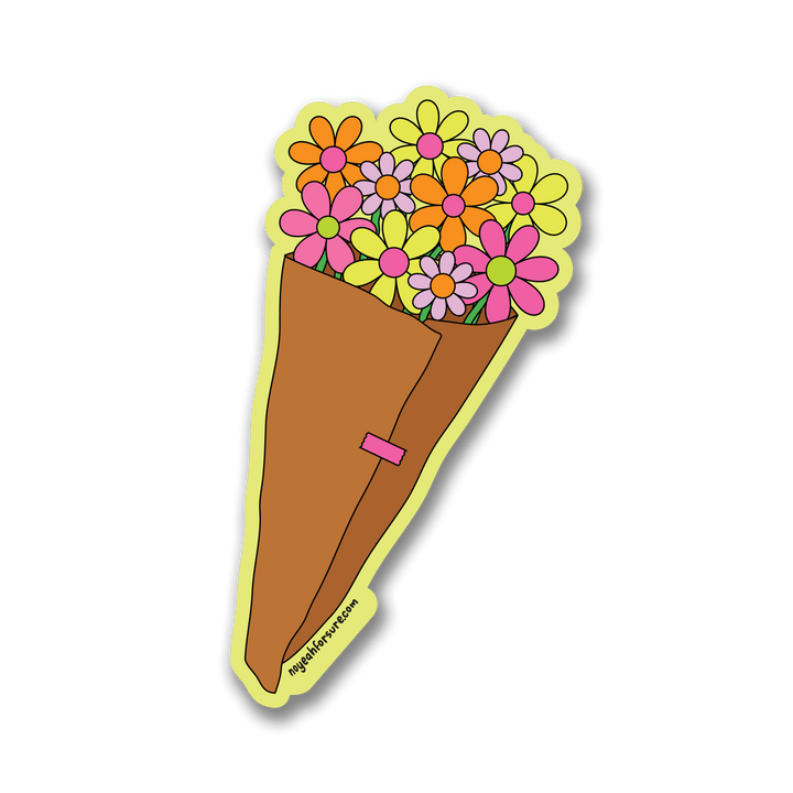 Wildflower Bouquet Sticker