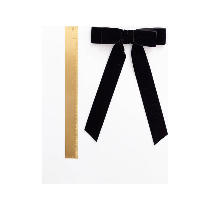 Long Bow Barrette: Black