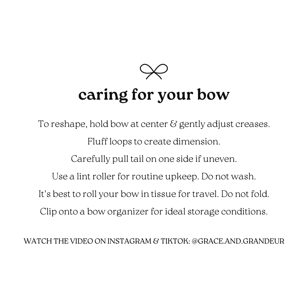 Long Bow Barrette: Black