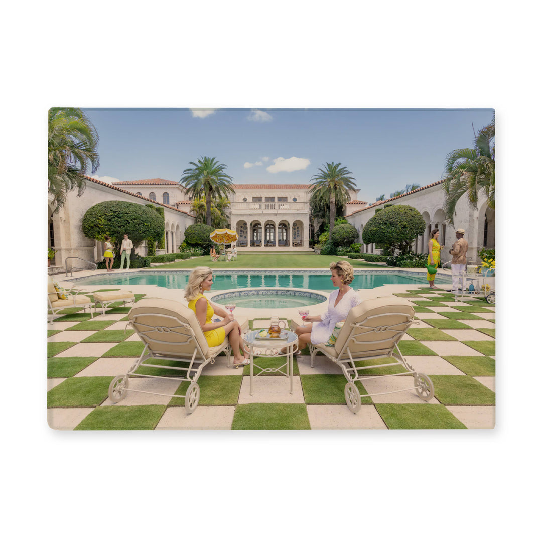 Pool Lounge Cutting Board