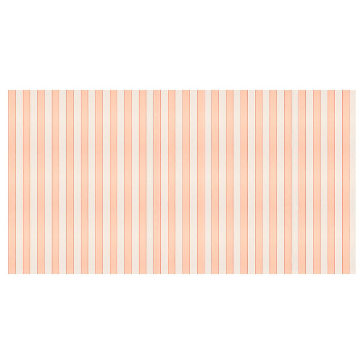 Peach Striped Tablecloth