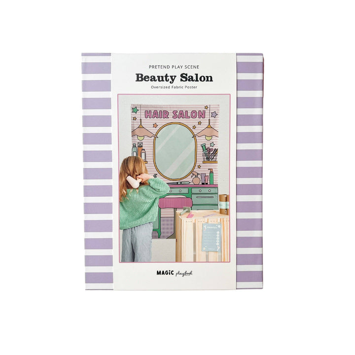 Beauty Shop Fabric Play Scene