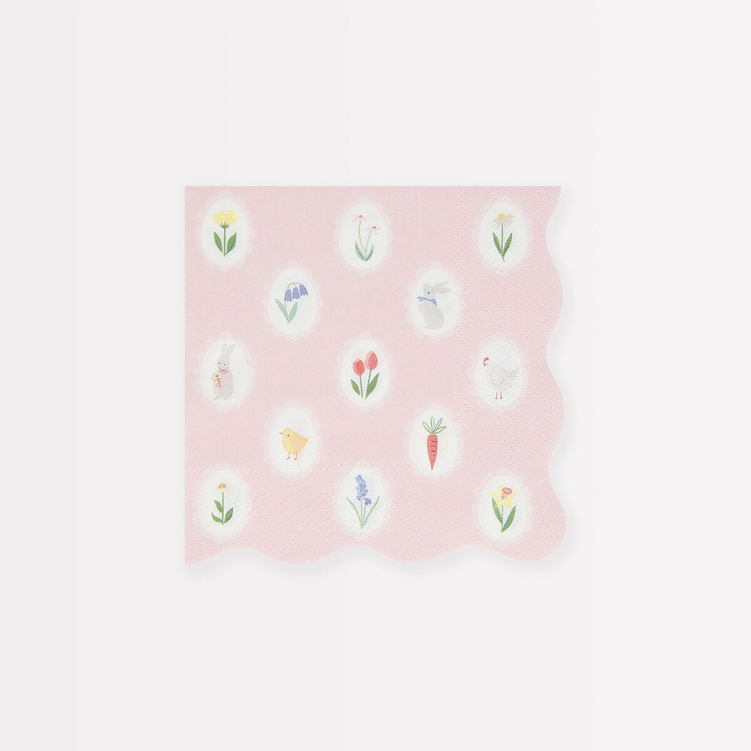 Easter Cameo Small Napkins