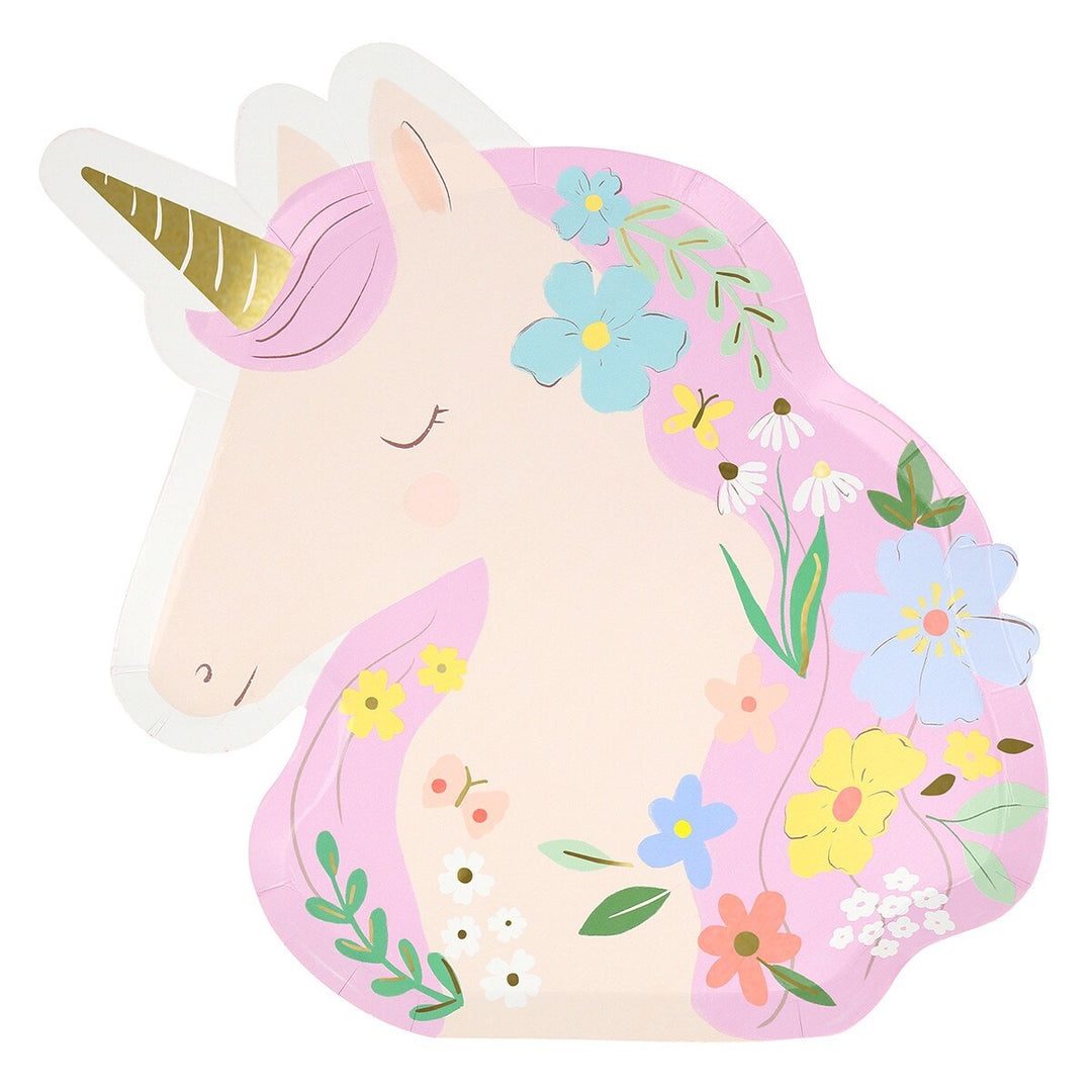 Meadow Unicorns Shaped Plates