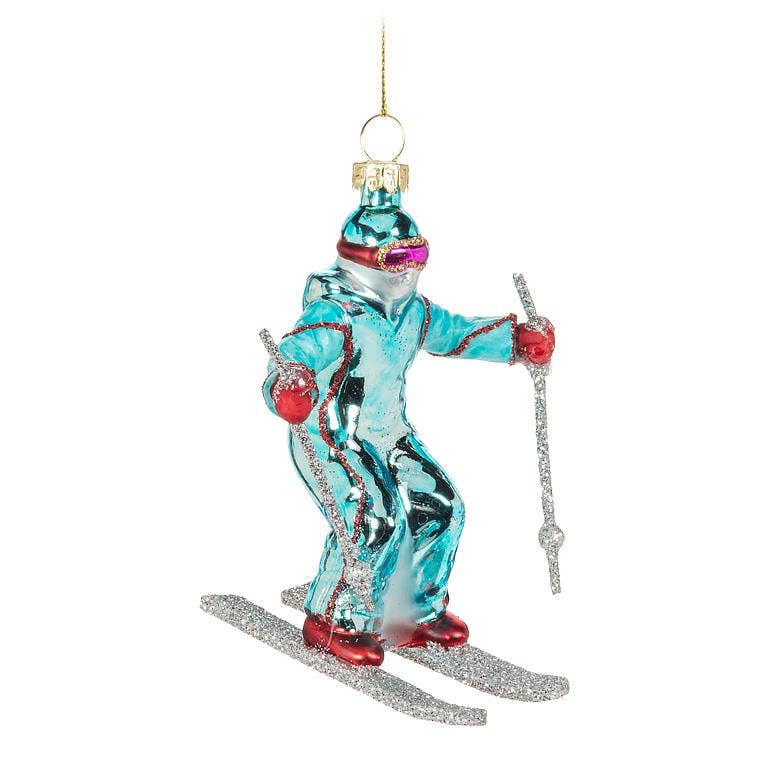 Downhill Skier Ornament