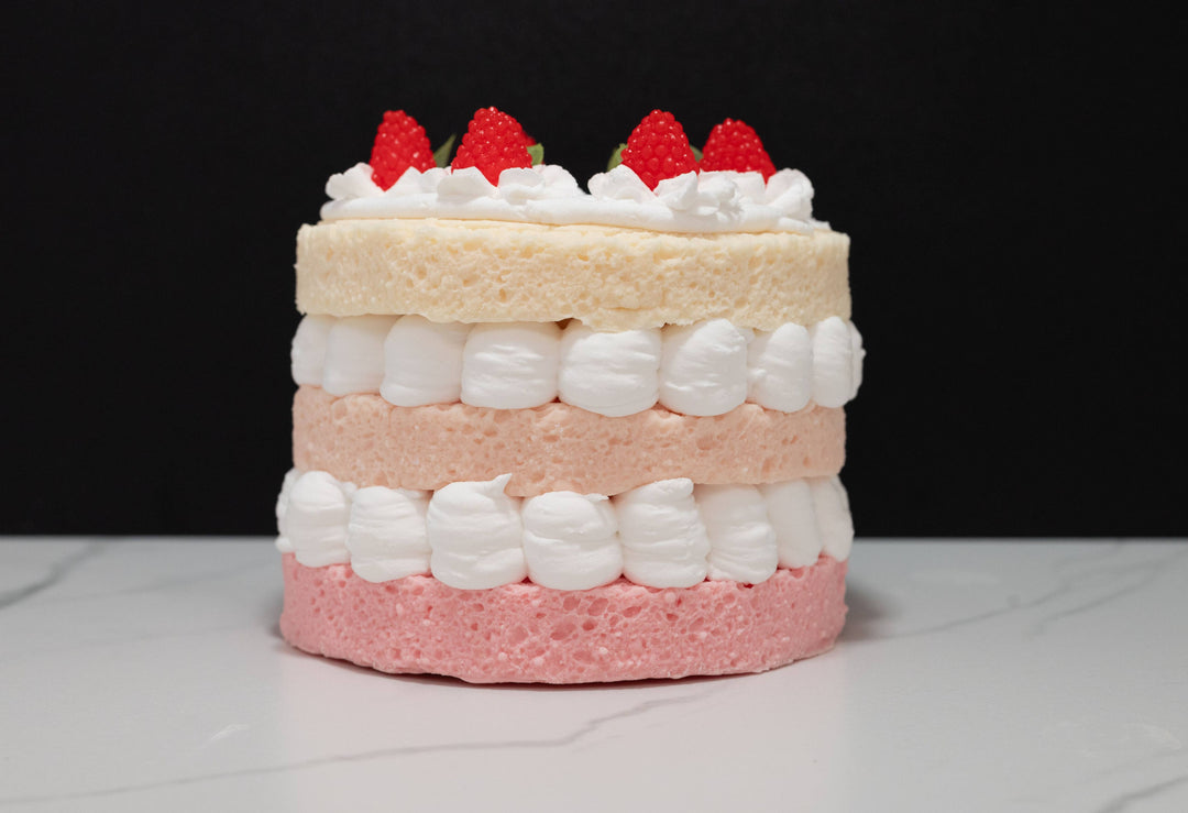 Fake Triple Layer Raspberry Cake