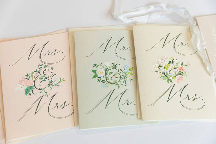 Mr. &. Mrs. Greeting Card