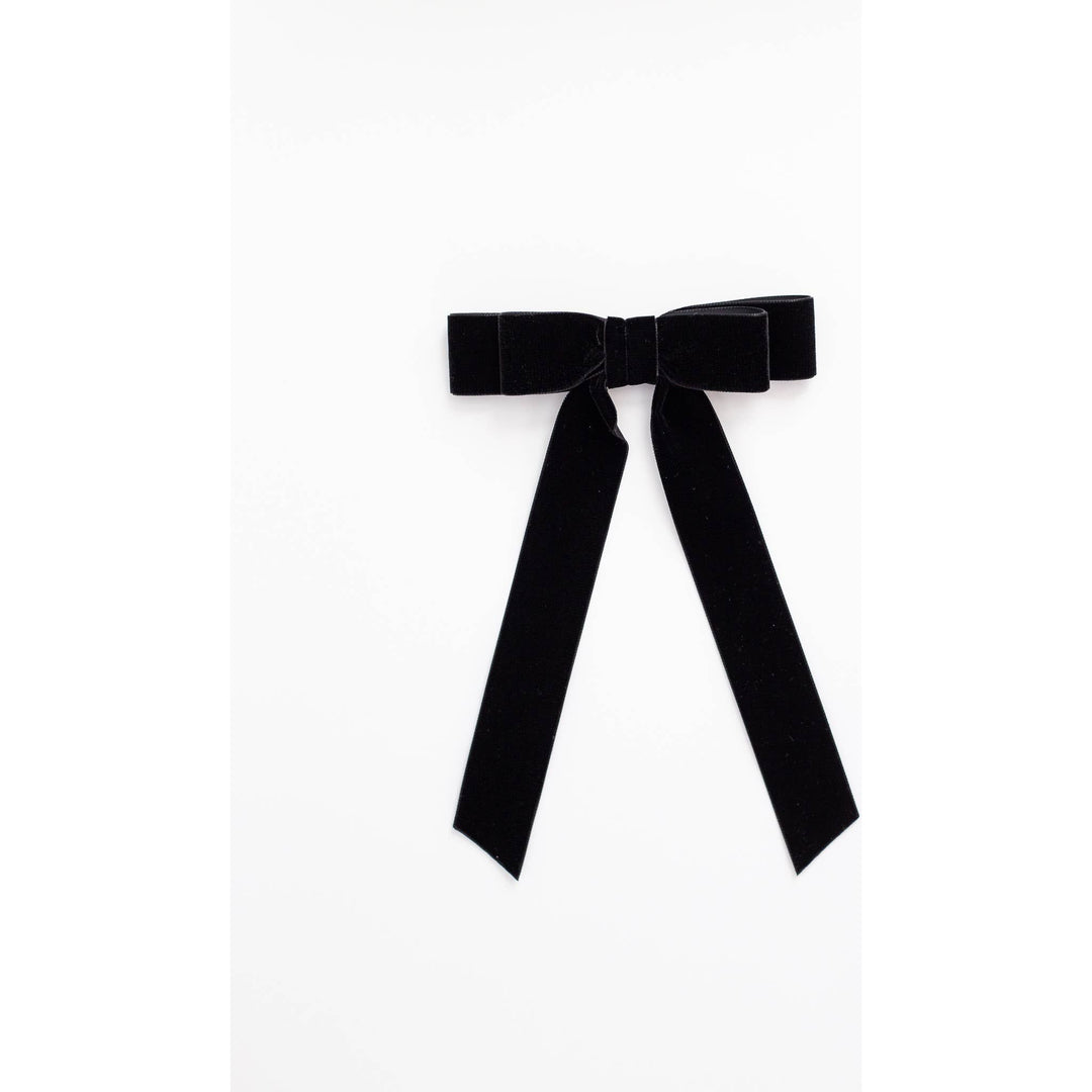 Long Bow Barrette: Black