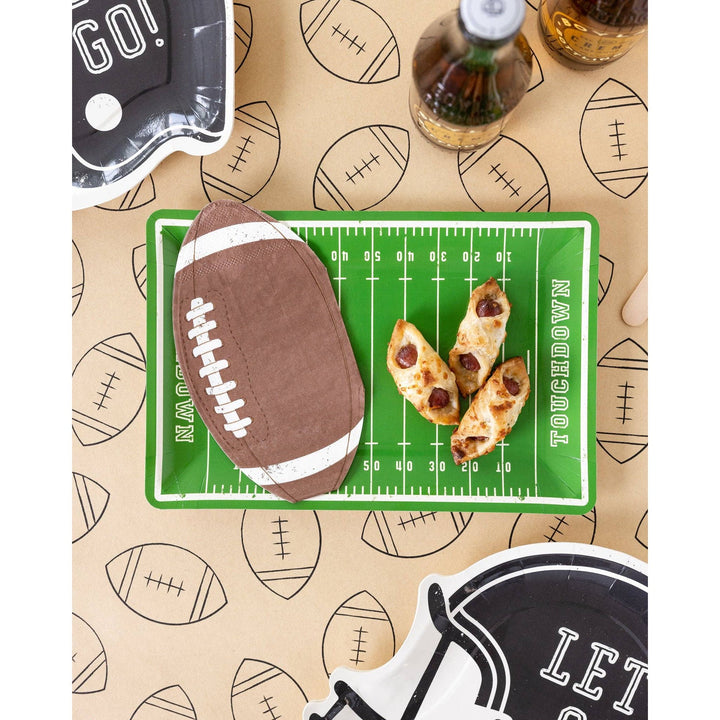 Football Kraft Table Runner