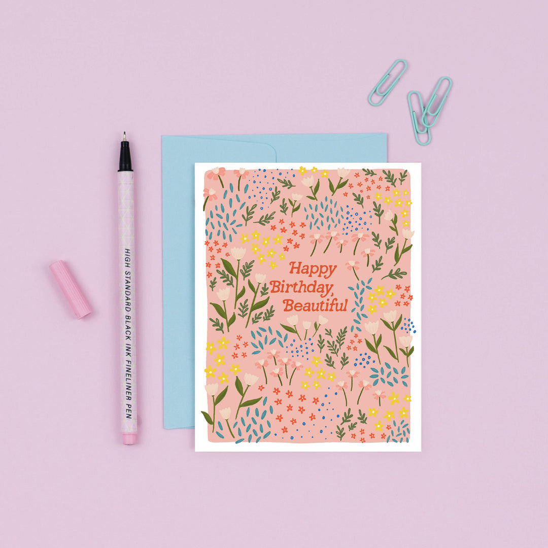 Floral Birthday Card