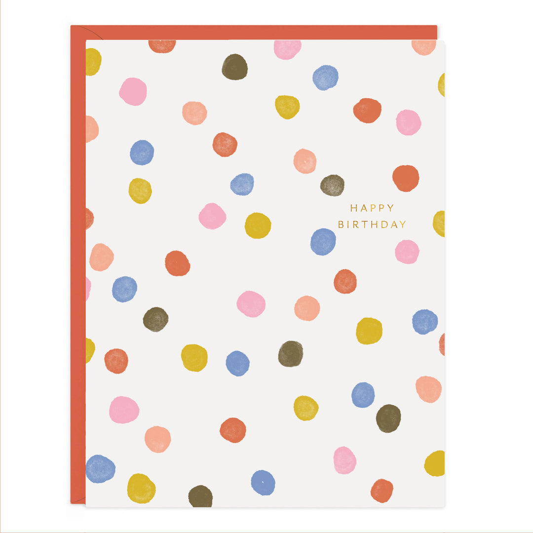 Birthday Confetti Dots Card