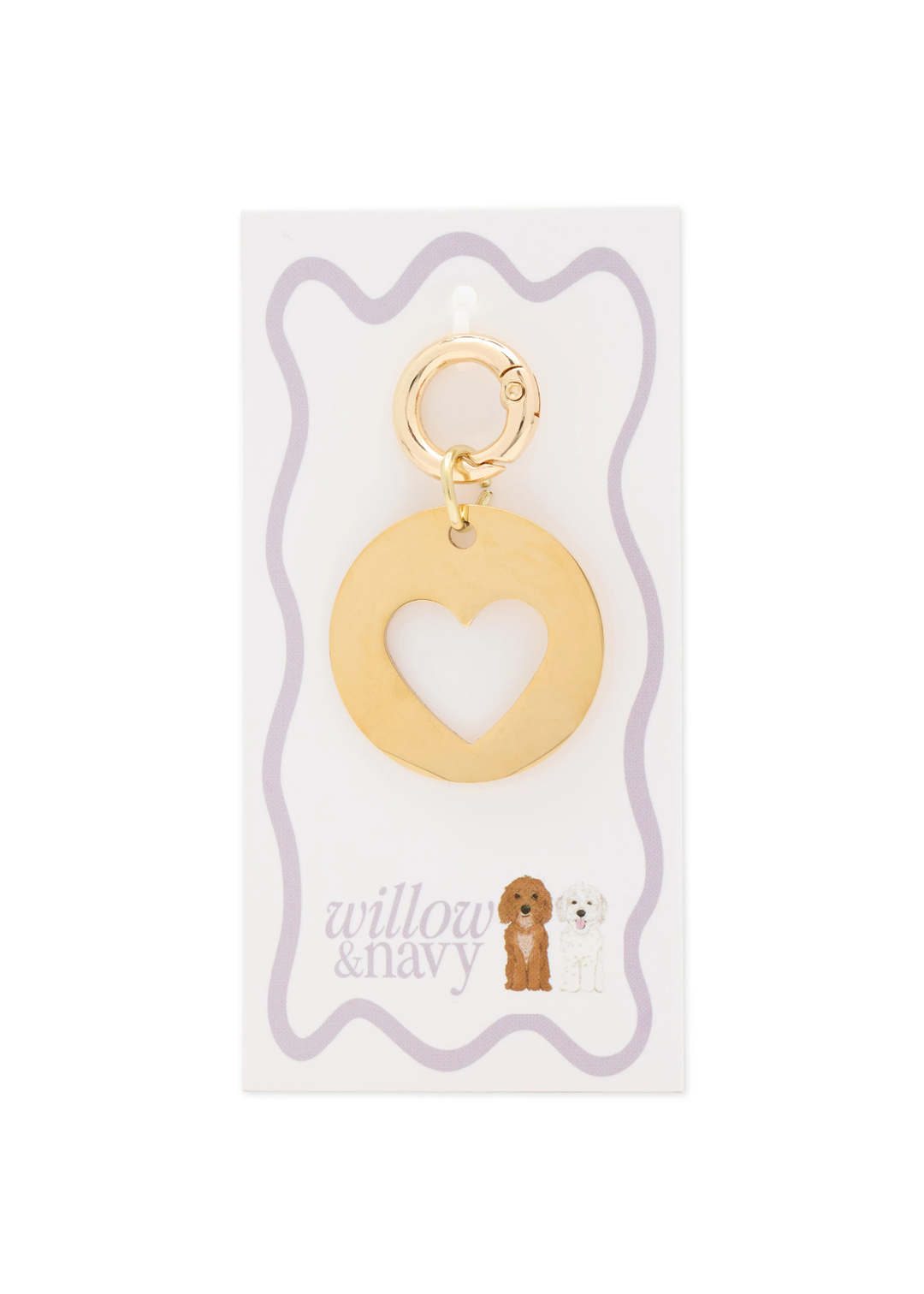 Heart Dog Collar Charm