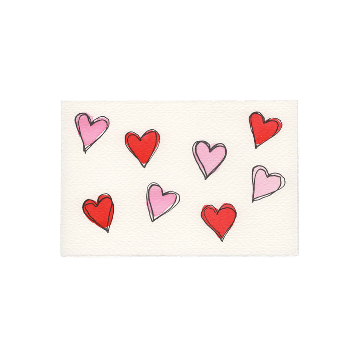 Little Hearts Valentine Love Greeting Card