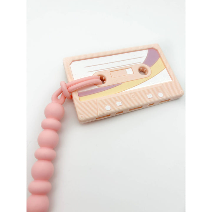 Cassette Tape Teether with Clip