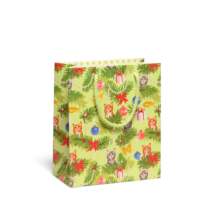 Medium Christmas Cats Gift Bag