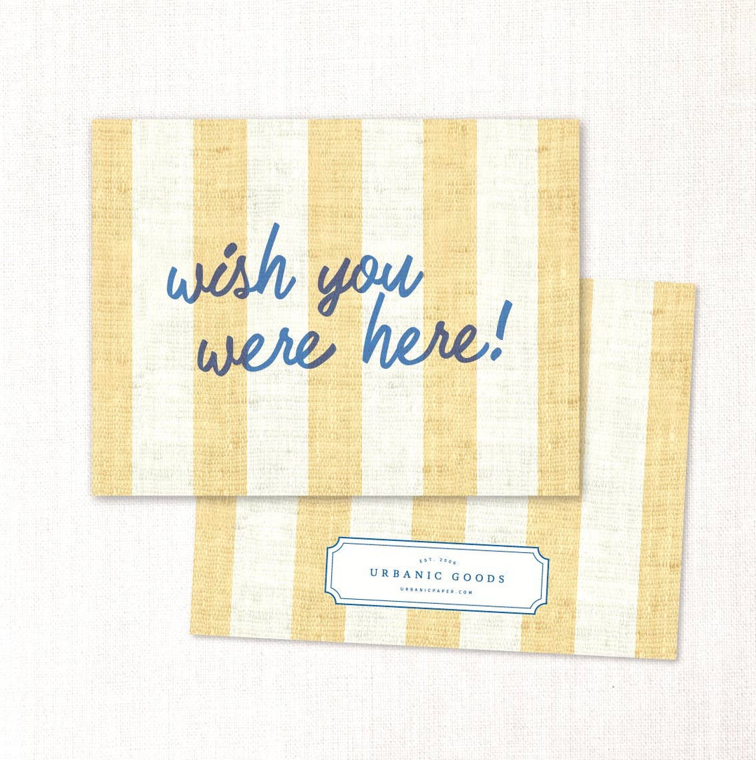 Wish you were here card