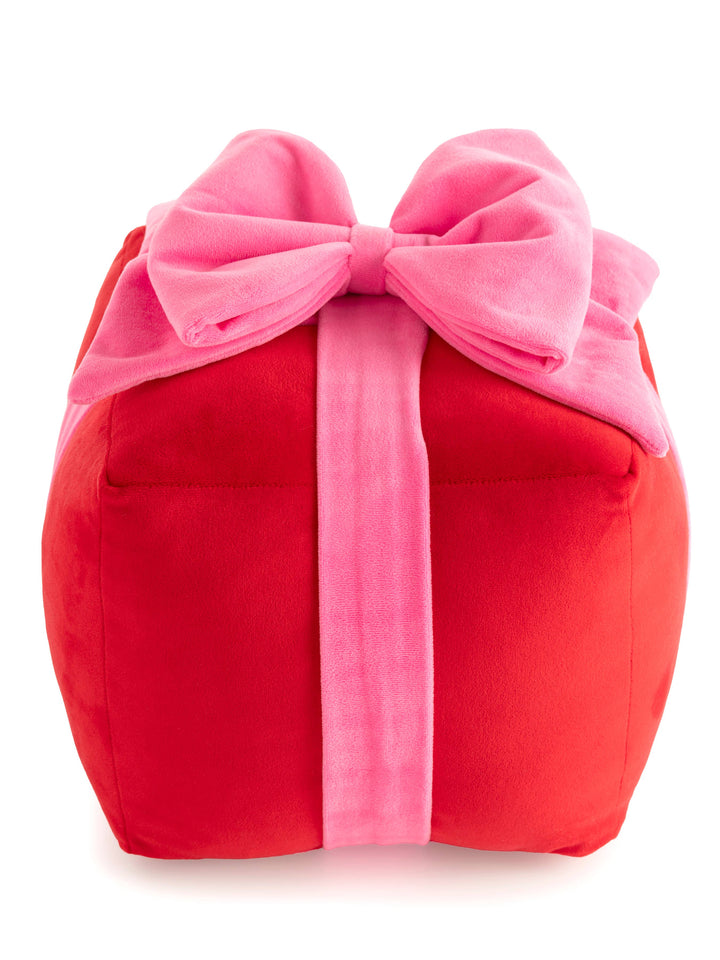 Red Gift Box Pillow