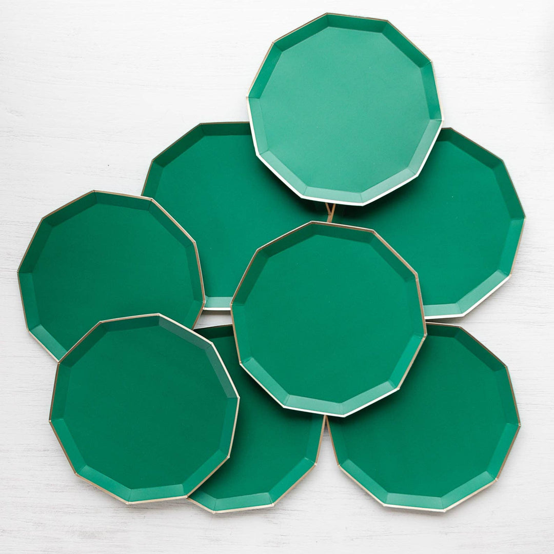 Emerald Green Dinner Plates