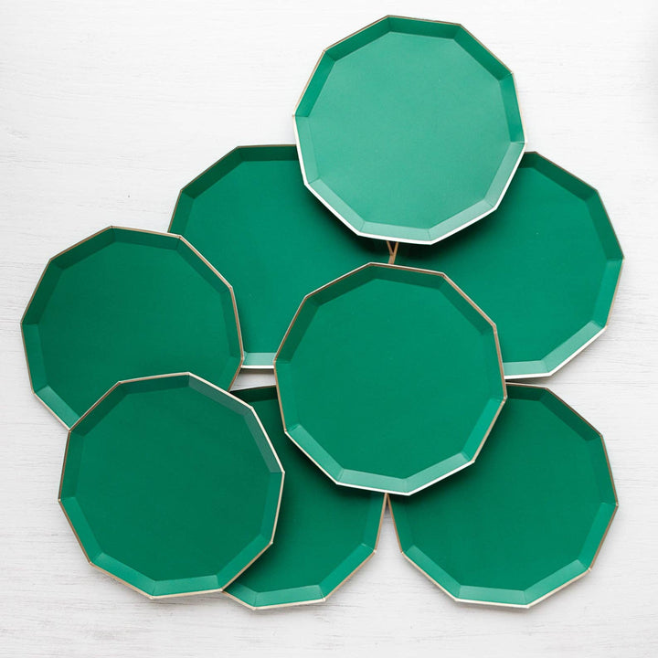 Emerald Green Dinner Plates