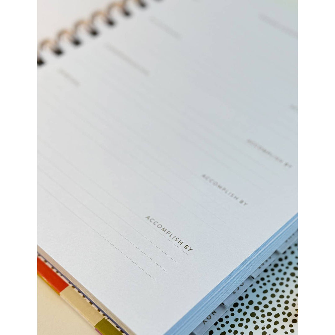 2025 Rainbow Check Planner