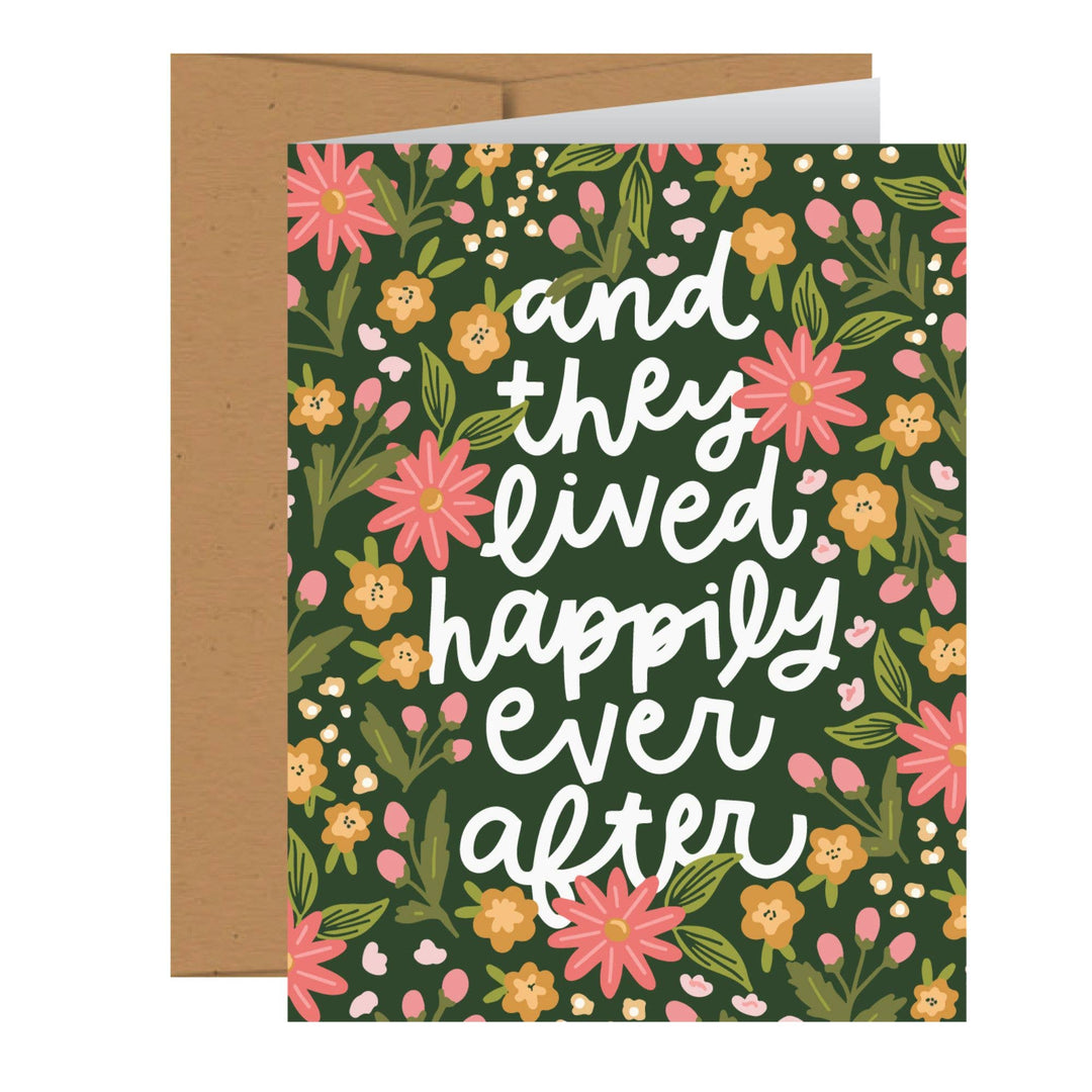 Happily Ever After Wedding Card