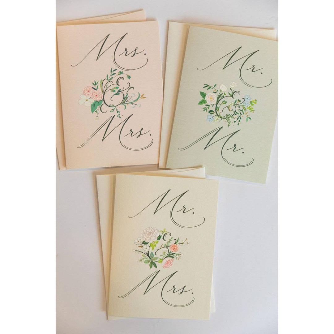 Mr. &. Mrs. Greeting Card