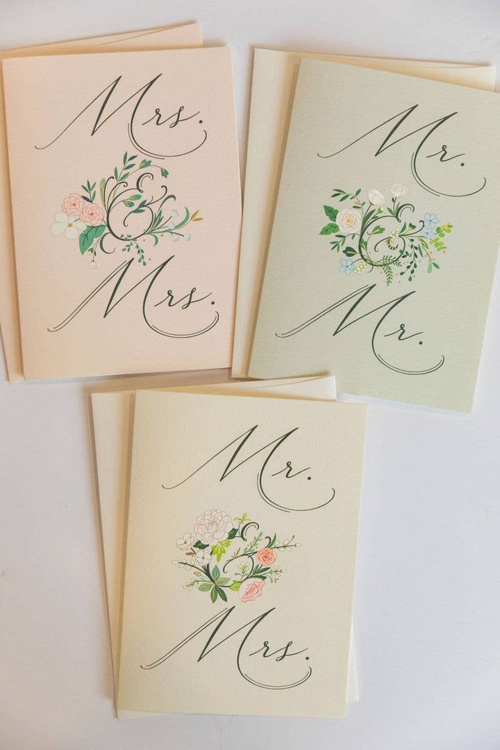 Mr. &. Mrs. Greeting Card