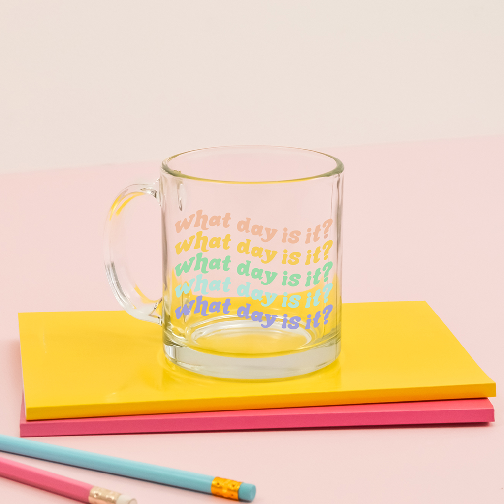 Not Today Glass Mug