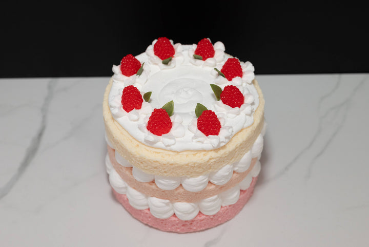 Fake Triple Layer Raspberry Cake