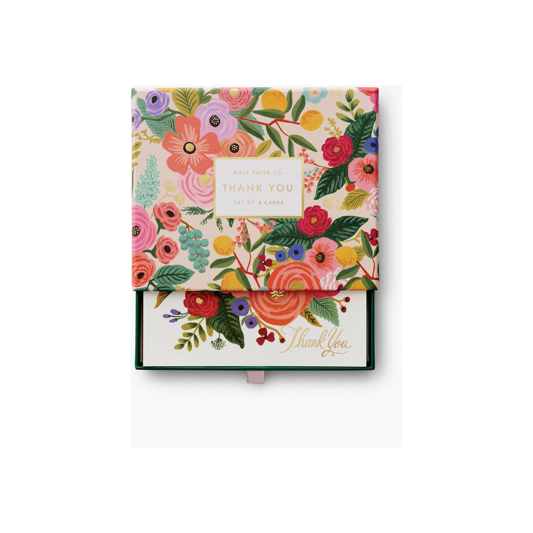 Garden Party Thank You Keepsake Card Box