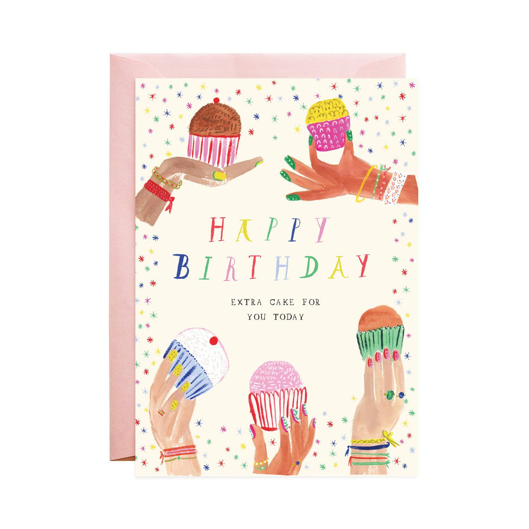 Confetti Cupcakes Birthday Card